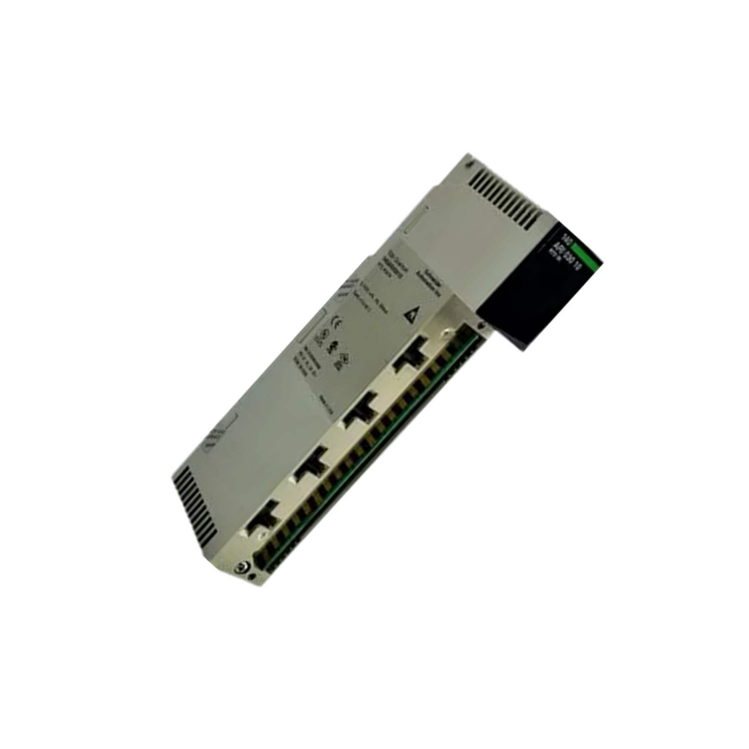 Figure 2: Technical layout and connection details for the Schneider 140ARI03000C RTD input module.
