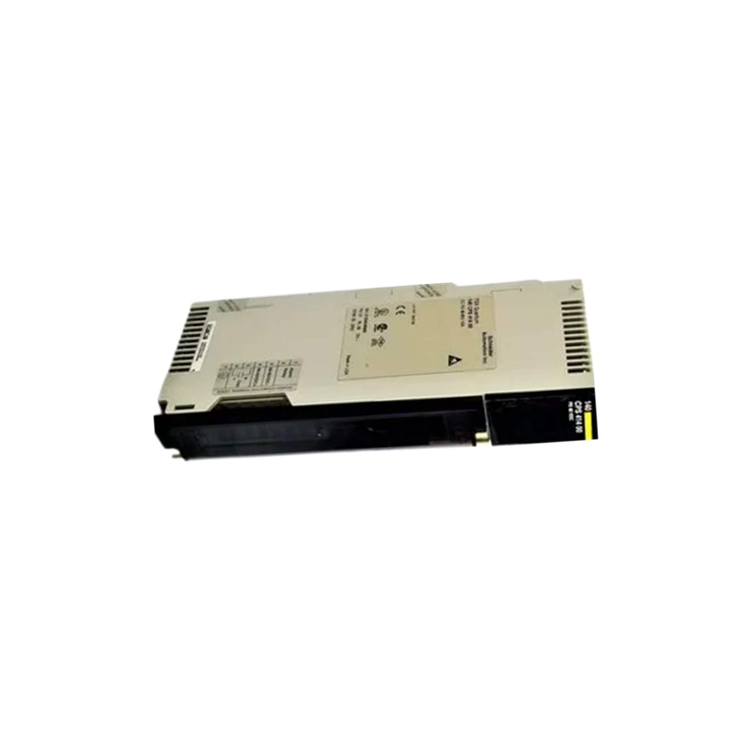 Figure 2: Technical layout and connection details for the Schneider 140CPS41400C Power Supply Module.