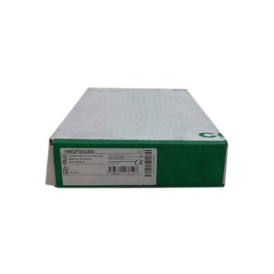 Figure 2: Technical layout and connection details for the Schneider 140CPS52400C Power Supply Module.