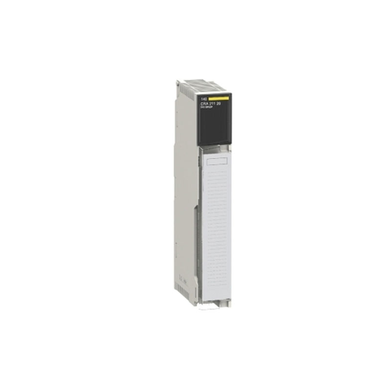 Figure 2: Technical layout and connection details for the Schneider 140CRA21120C DIO drop interface.