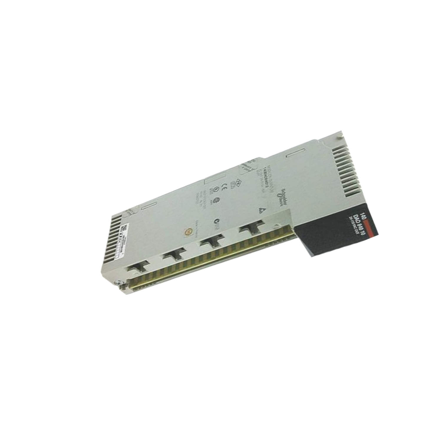 Figure 2: Technical layout and connection details for the Schneider 140DAO84010C Discrete output module.