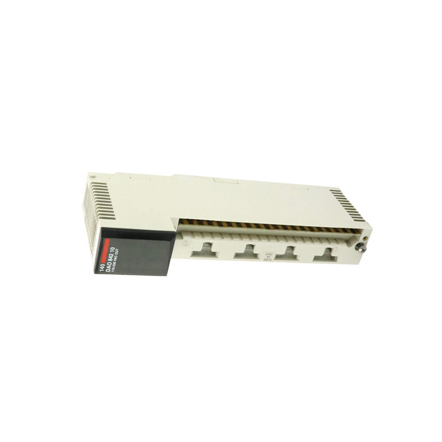 Figure 2: Technical layout and connection details for the Schneider 140DAO84210C Internal by RC filter.