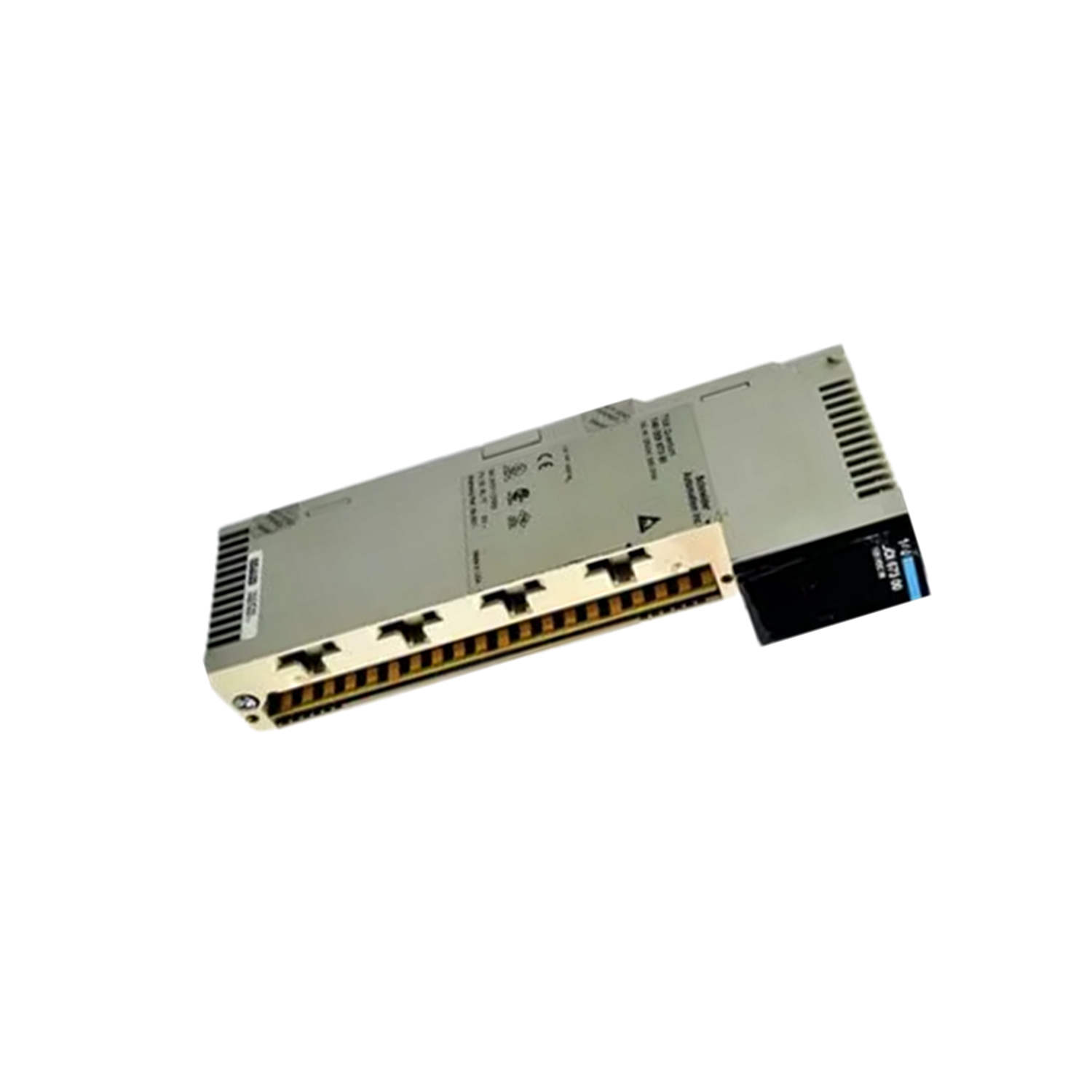 Figure 2: Technical layout and connection details for the Schneider 140DDI67300C Discrete input module.