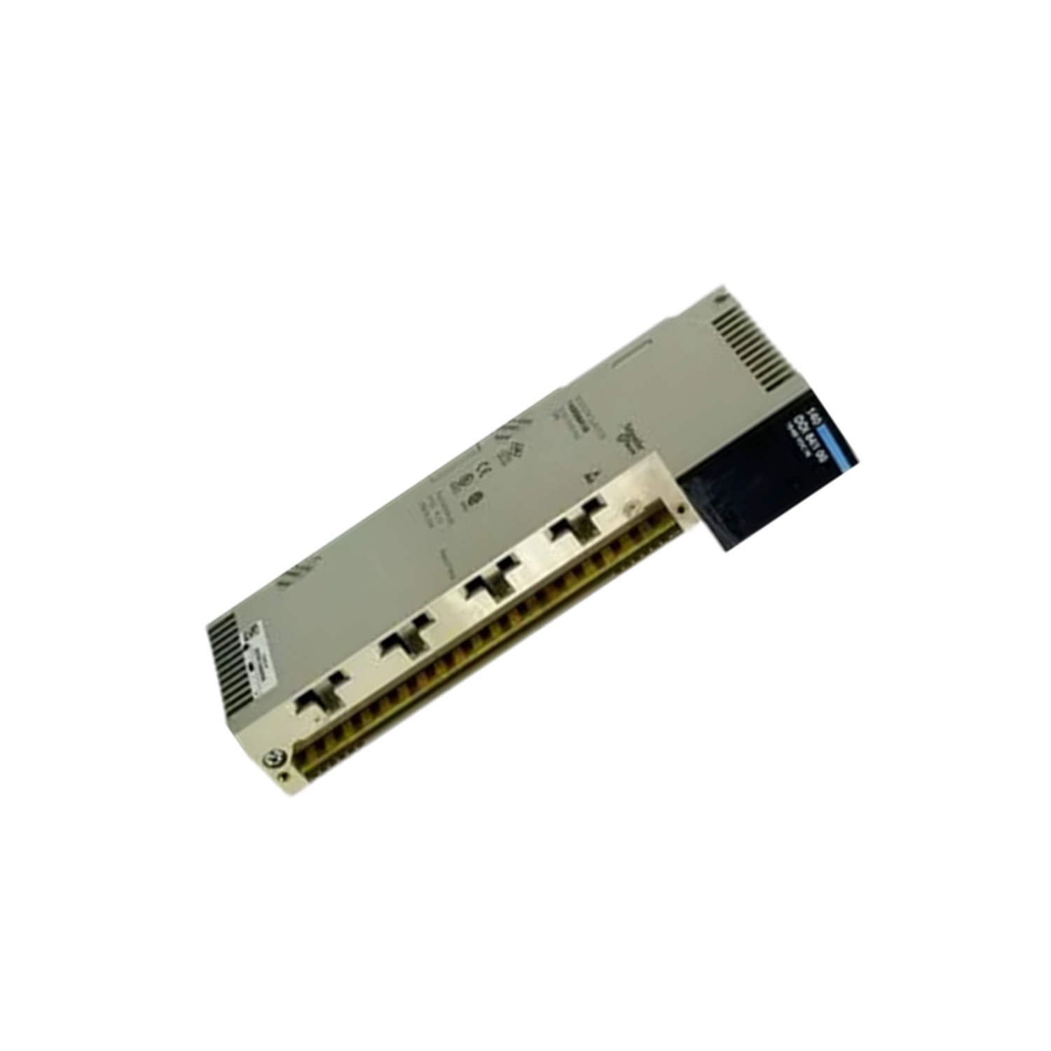 Figure 2: Technical layout and connection details for the Schneider 140DDI84100C Dc discrete input modules.
