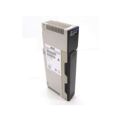 Figure 1: Front view of the Schneider 140DDO35300C Output Module showing its physical design and enclosure.