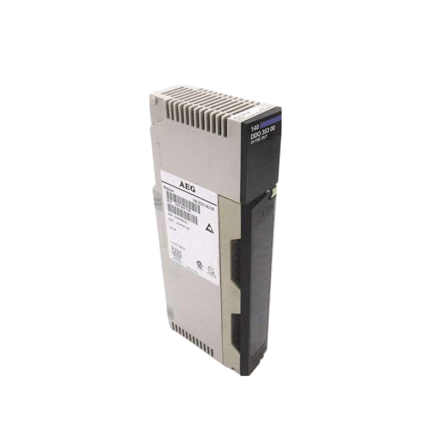Figure 2: Technical layout and connection details for the Schneider 140DDO35300C Output Module.