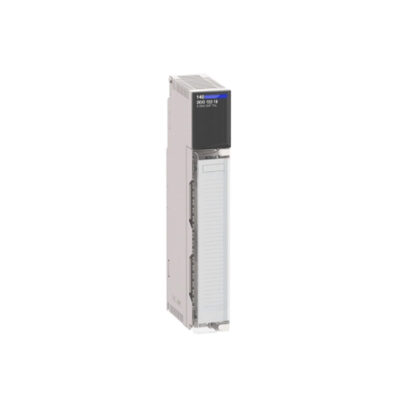 Figure 1: Front view of the Schneider 140DDO35310C Discrete Output Module showing its physical design and enclosure.