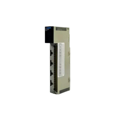 Figure 1: Front view of the Schneider 140DII33000C Input Module showing its physical design and enclosure.