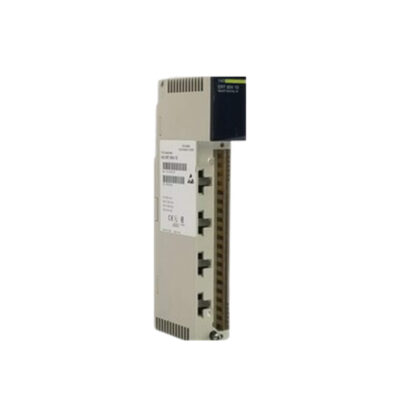 Figure 1: Front view of the Schneider 140ERT85410IAT Sequence Of Events (SOE) Module showing its physical design and enclosure.