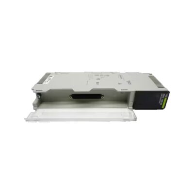 Figure 1: Front view of the Schneider 140MMB10400 industrial automation component showing its physical design and enclosure.