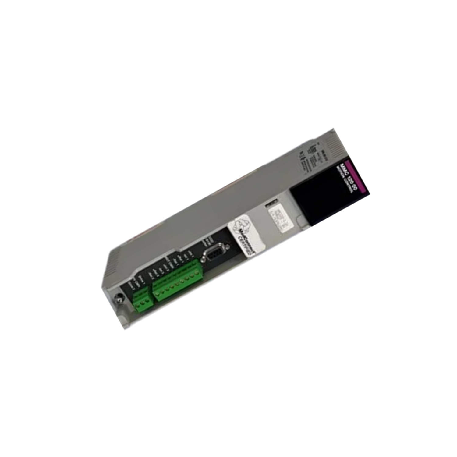 Figure 2: Technical layout and connection details for the Schneider 140MMD10400 Motion Control Module.
