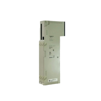 Figure 1: Front view of the Schneider 140MMS53502 Motion control module showing its physical design and enclosure.
