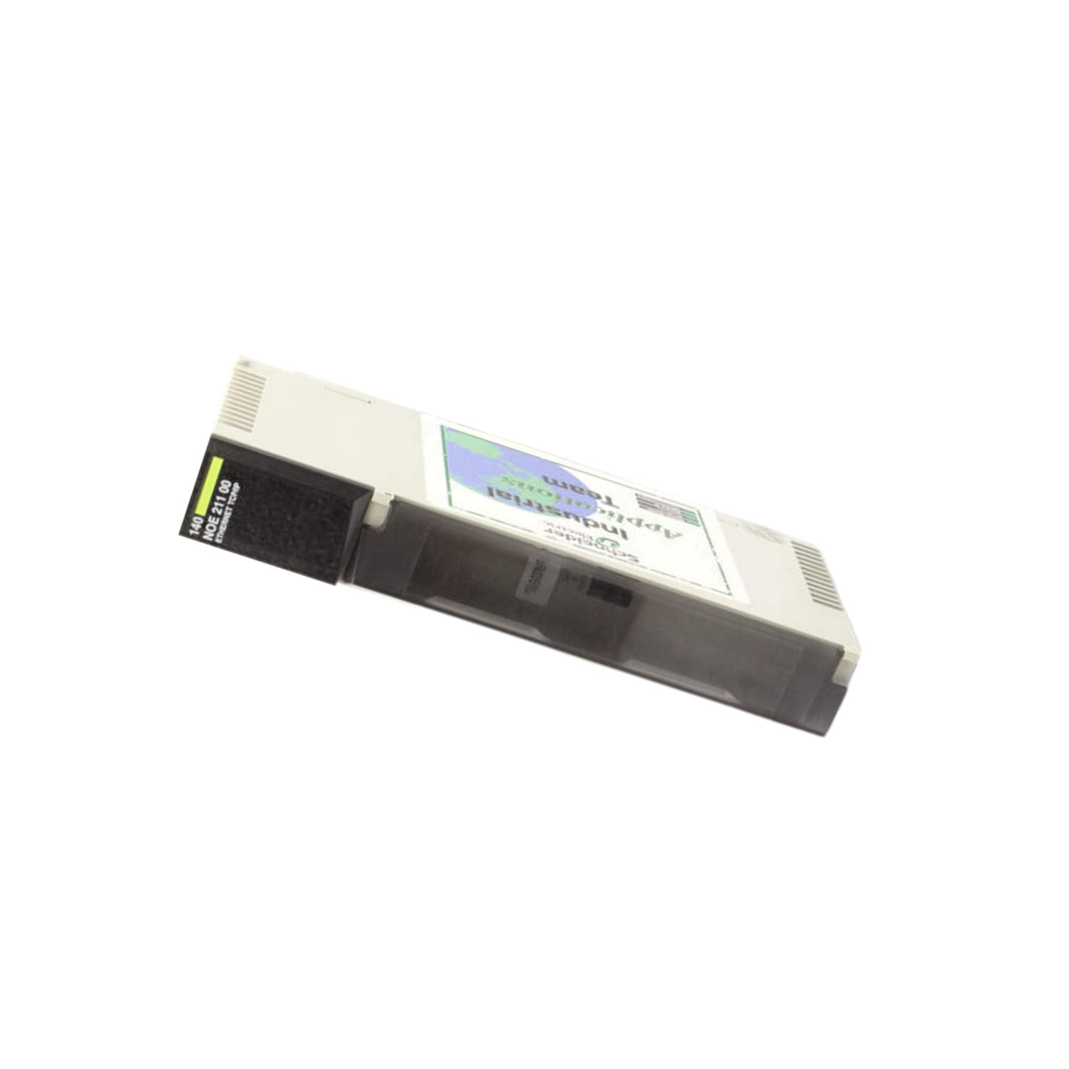 Figure 2: Technical layout and connection details for the Schneider 140NOE21100C TCP/IP Module.