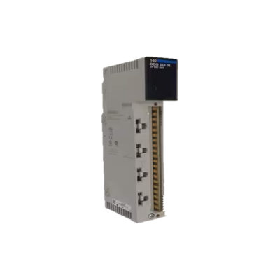 Figure 2: Technical layout and connection details for the Schneider 140NOE35100 Ethernet Module.