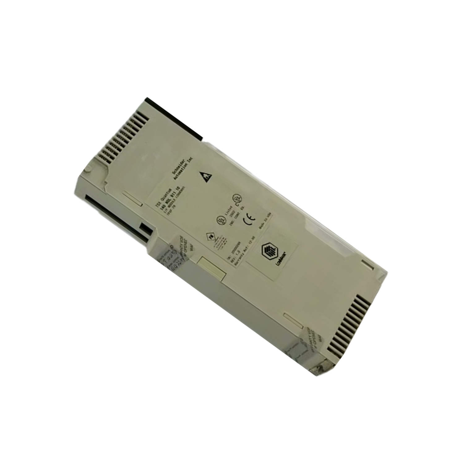 Figure 2: Technical layout and connection details for the Schneider 140NOL91110 Quantum Transceiver.