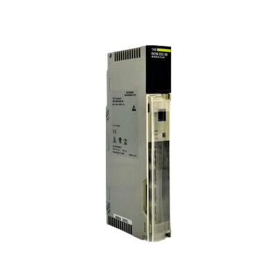 Figure 1: Front view of the Schneider 140NOM25200C DIO head-end adaptor showing its physical design and enclosure.