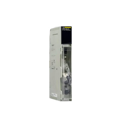 Figure 1: Front view of the Schneider 140NRP95401C Coated Fibre Optic Repeater showing its physical design and enclosure.