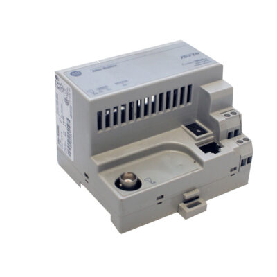 Figure 1: Front view of the Allen-Bradley 1794-OB16P Flex I/O Digital DC Output Module showing its physical design and enclosure.