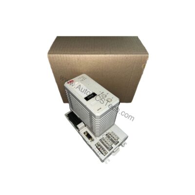 Figure 1: Front view of the GE CI810B industrial automation component showing its physical design and enclosure.