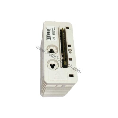 Figure 1: Front view of the GE CI860K01 industrial automation component showing its physical design and enclosure.