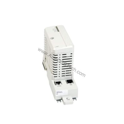 Figure 1: Front view of the GE CI868AK01 industrial automation component showing its physical design and enclosure.