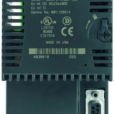 Figure 1: Front view of the GE IC200BEM003 industrial automation component showing its physical design and enclosure.