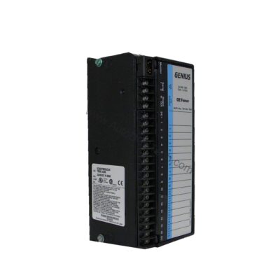 Figure 1: Front view of the GE IC660BBD023 industrial automation component showing its physical design and enclosure.