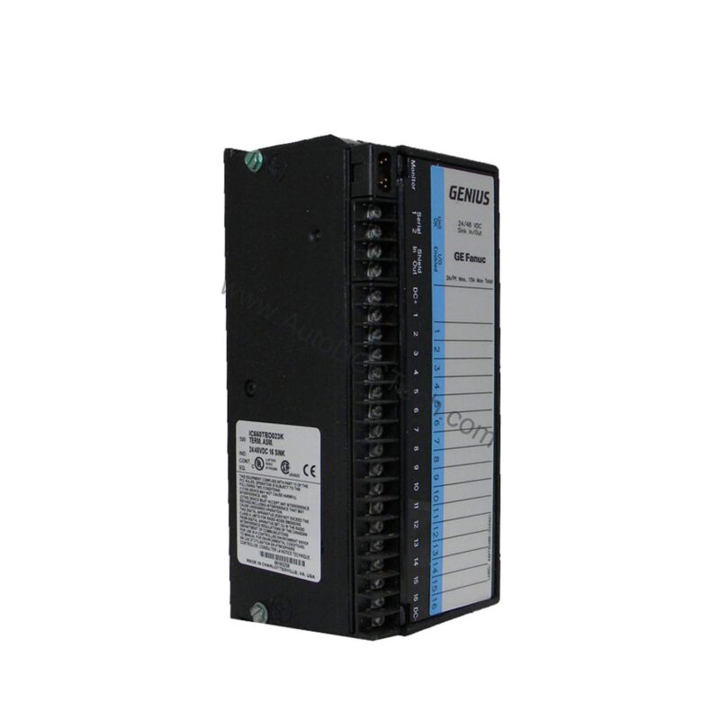 GE IC660BBD023 Genius I/O Sink Block 24VDC 16 Circuit