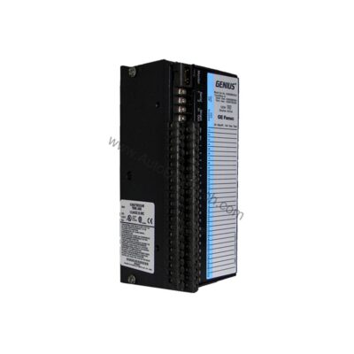Figure 1: Front view of the GE IC660BBD024 industrial automation component showing its physical design and enclosure.