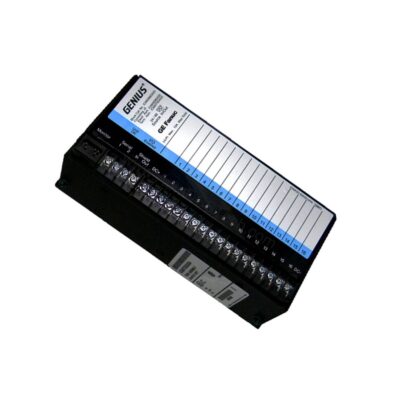 Figure 1: Front view of the GE IC660BRD021 industrial automation component showing its physical design and enclosure.