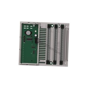 Figure 2: Technical layout and connection details for the Schneider 170ADM35010C industrial automation component.