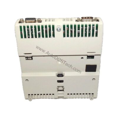 Figure 1: Front view of the Schneider 170BAI03600 industrial automation component showing its physical design and enclosure.