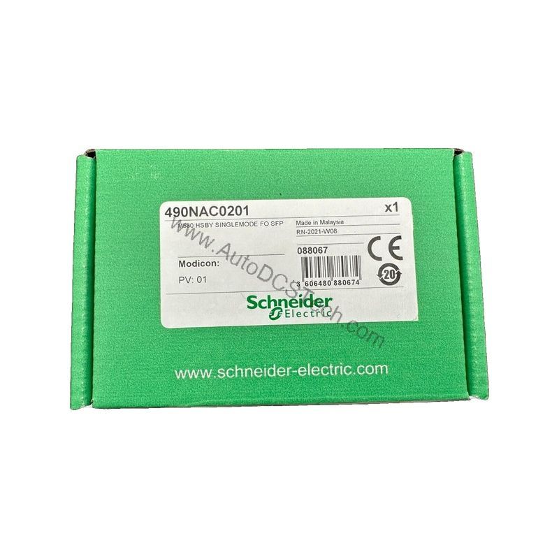 Schneider 490NAC0201 Hot Standby Fiber Optic Single Mode Adapter for Modicon M580