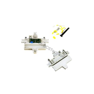 Figure 1: Front view of the Schneider 990NAD23000 industrial automation component showing its physical design and enclosure.
