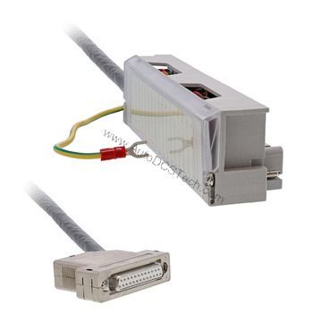 Figure 1: Front view of the Schneider ABFM08S201 industrial automation component showing its physical design and enclosure.