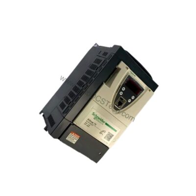 Figure 2: Technical layout and connection details for the Schneider ATV71HU40N4 industrial automation component.