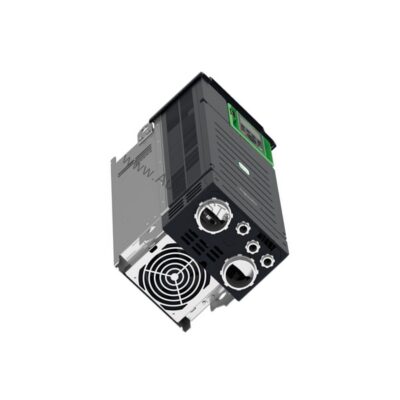 Figure 2: Technical layout and connection details for the Schneider ATV930D37N4 industrial automation component.