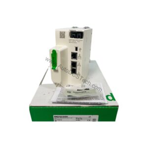 Figure 2: Technical layout and connection details for the Schneider BMEP581020H industrial automation component.