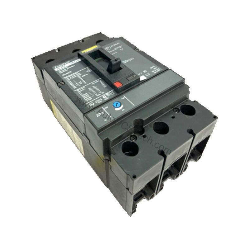 Figure 1: Front view of the Schneider JDL36225 industrial automation component showing its physical design and enclosure.
