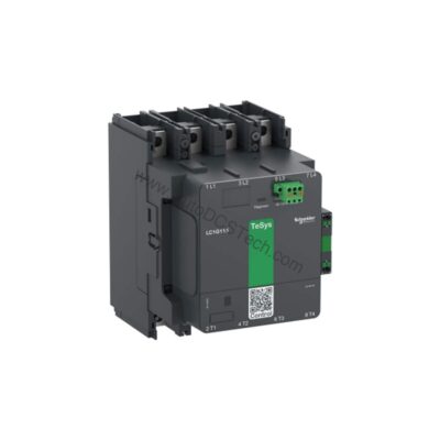 Figure 1: Front view of the Schneider LC1G1504KUEN industrial automation component showing its physical design and enclosure.