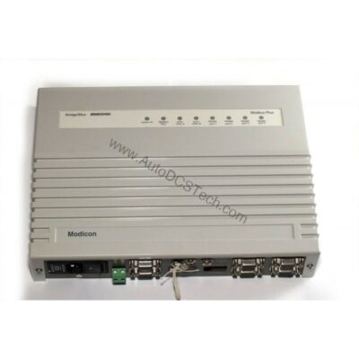 Figure 1: Front view of the Schneider NW-BM85S485 industrial automation component showing its physical design and enclosure.