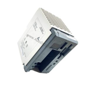 Figure 2: Technical layout and connection details for the Schneider PC-A984-130 industrial automation component.
