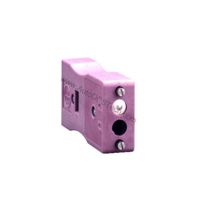 Figure 1: Front view of the Schneider TSXCANKCDF180T industrial automation component showing its physical design and enclosure.