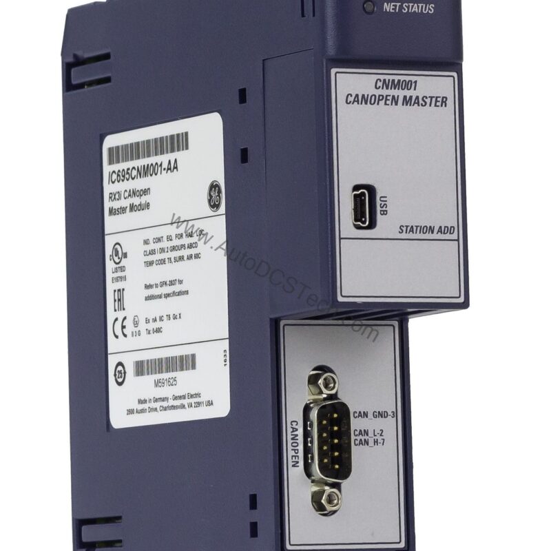 GE IC695CNM001 RX3i CANopen Master Module Overview