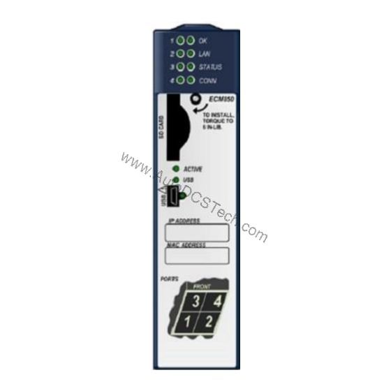 GE IC695ECM850 Ethernet Module for RX3i IEC 61850 Networks