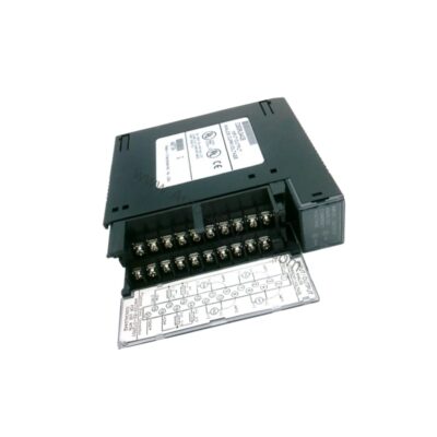 Figure 2: Technical layout and connection details for the GE IC693ALG442 industrial automation component.