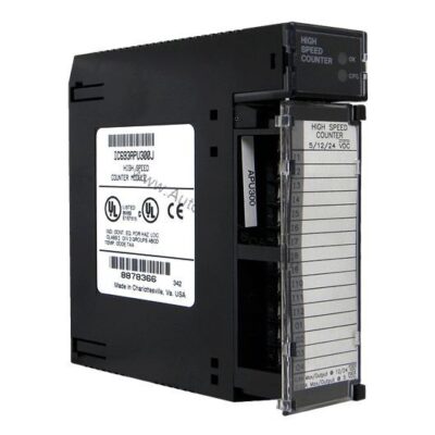 Figure 1: Front view of the GE IC693APU300 industrial automation component showing its physical design and enclosure.