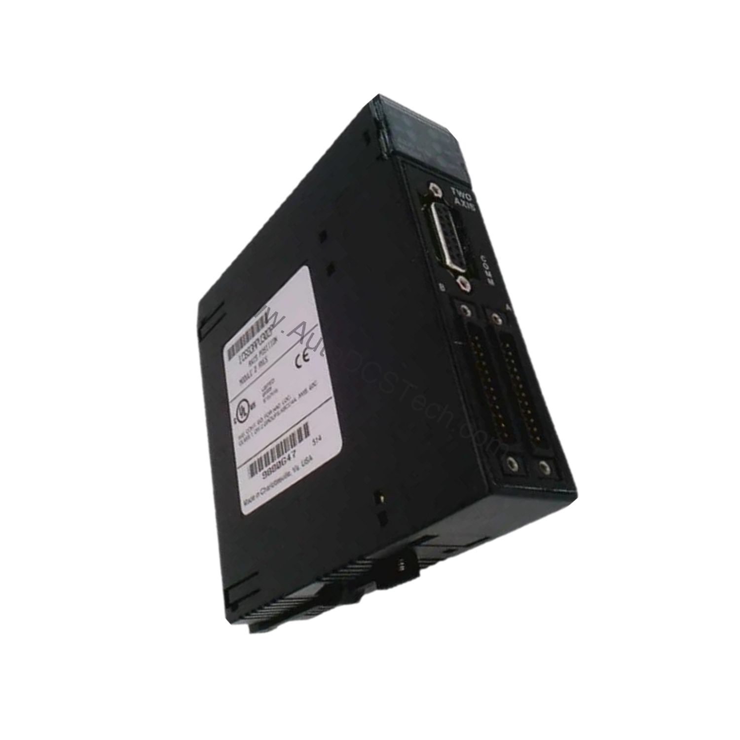 Figure 1: Front view of the GE IC693APU305 industrial automation component showing its physical design and enclosure.