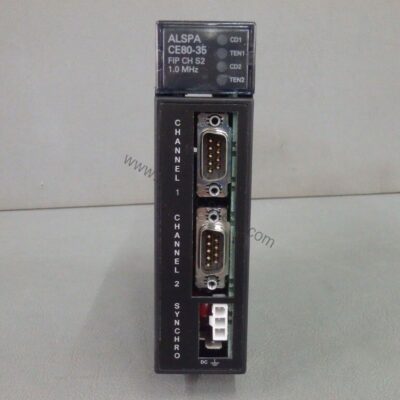 Figure 1: Front view of the GE IC693BEM330 industrial automation component showing its physical design and enclosure.