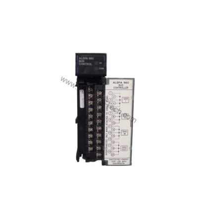 Figure 1: Front view of the GE IC693BEM334 industrial automation component showing its physical design and enclosure.
